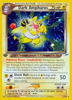 Matching English Dark Ampharos card