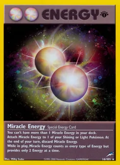 Matching English Miracle Energy card