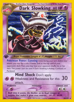 Matching English Dark Slowking card