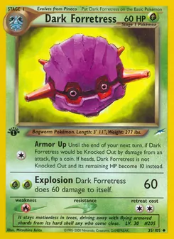 Matching English Dark Forretress card