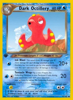 Matching English Dark Octillery card