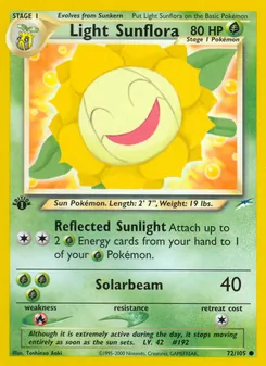 Matching English Light Sunflora card