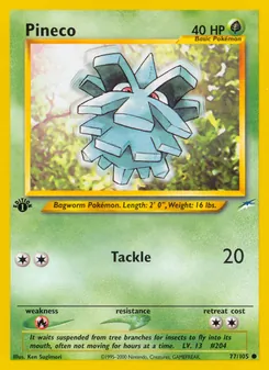 Matching English Pineco card