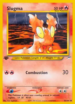 Matching English Slugma card