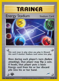 Matching English Energy Stadium card