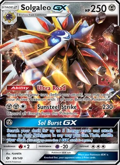 Solgaleo GX, Sun & Moon