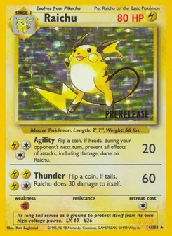 Prerelease Raichu
