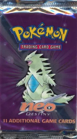 Neo Destiny booster pack, Tyranitar